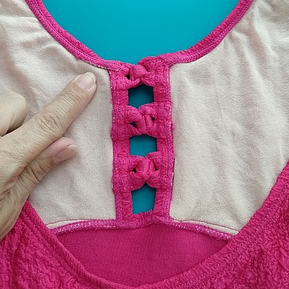 Vintage 80s NWT Hot Pink One Piece Swimsuit - Picture 8 of 8